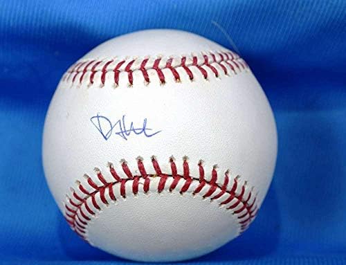 Фил Хюз подписа автограф Щайнер Coa на Мейджър лийг бейзбол ОМЛ - Бейзболни топки с Автографи