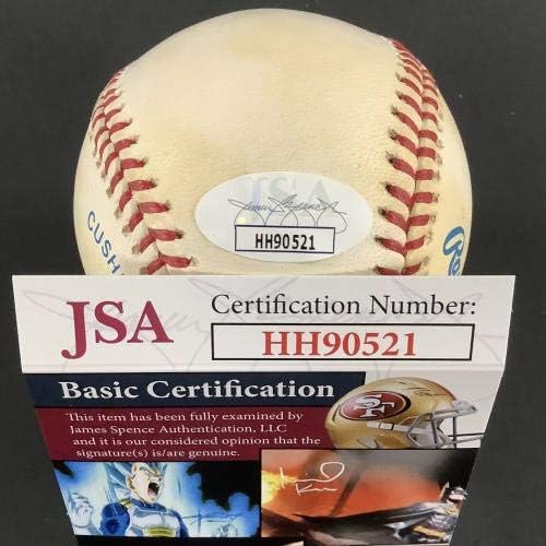 Ел Лопес подписа бейзболни топки с Автограф на Rawlings White Sox HOF 77 Надпис JSA - Бейзболни топки с автографи
