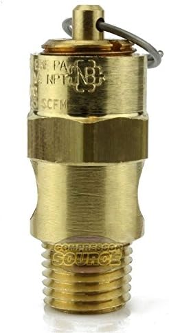 Нов месинг предпазен клапан 1/4 ИАНМСП 70 паунда на квадратен инч американското производство за подаване на