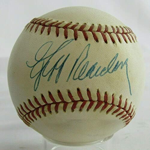 Джеф Риърдън; Подписа Автограф Rawlings Baseball B89 - Бейзболни Топки С Автографи